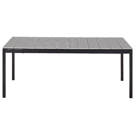 Stół ogrodowy rozkładany TOFANE 198/248 cm 90 cm Szary