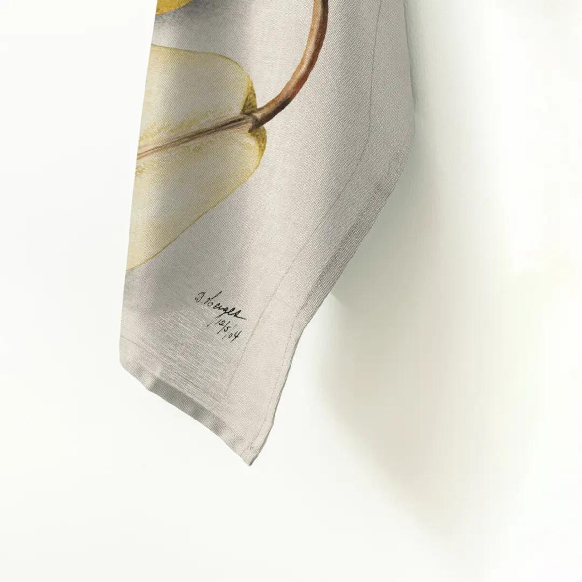 Lniany ręcznik kuchenny - żółta gruszka