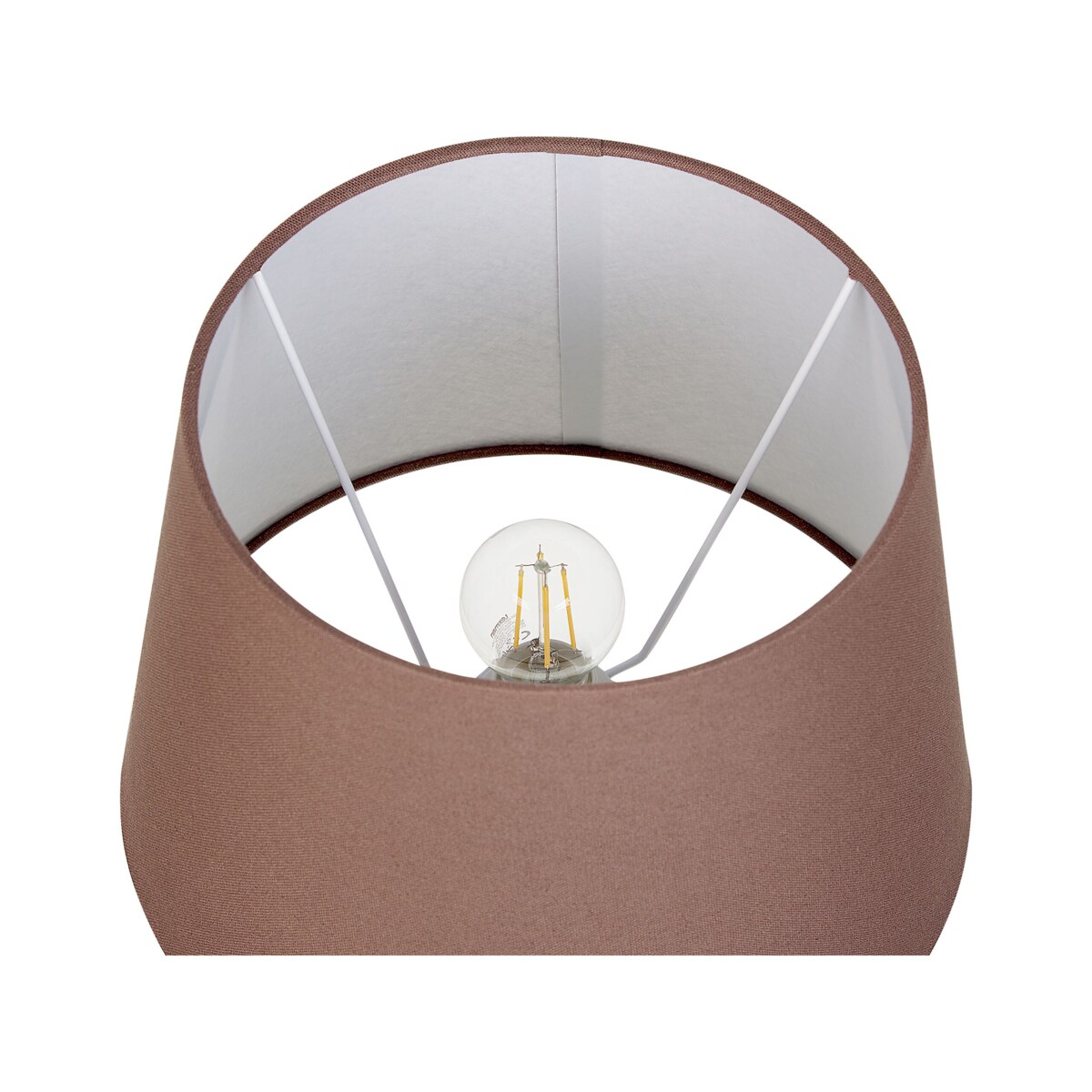 Lampa stołowa ceramiczna biała ARCOS