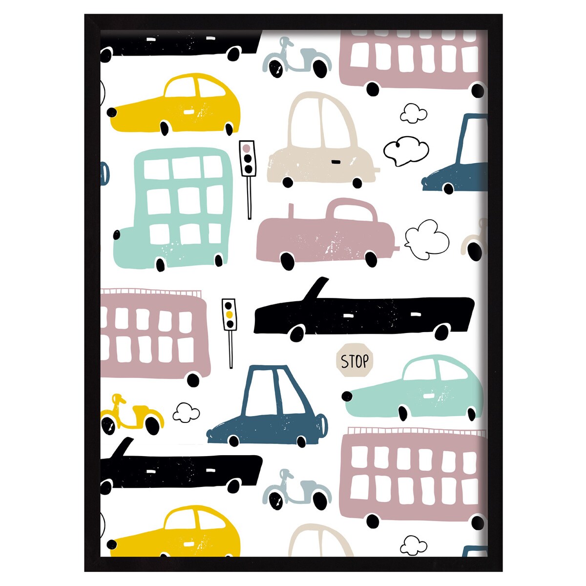 Obrazek Colorful Traffic II 30x40cm, 30x40cm