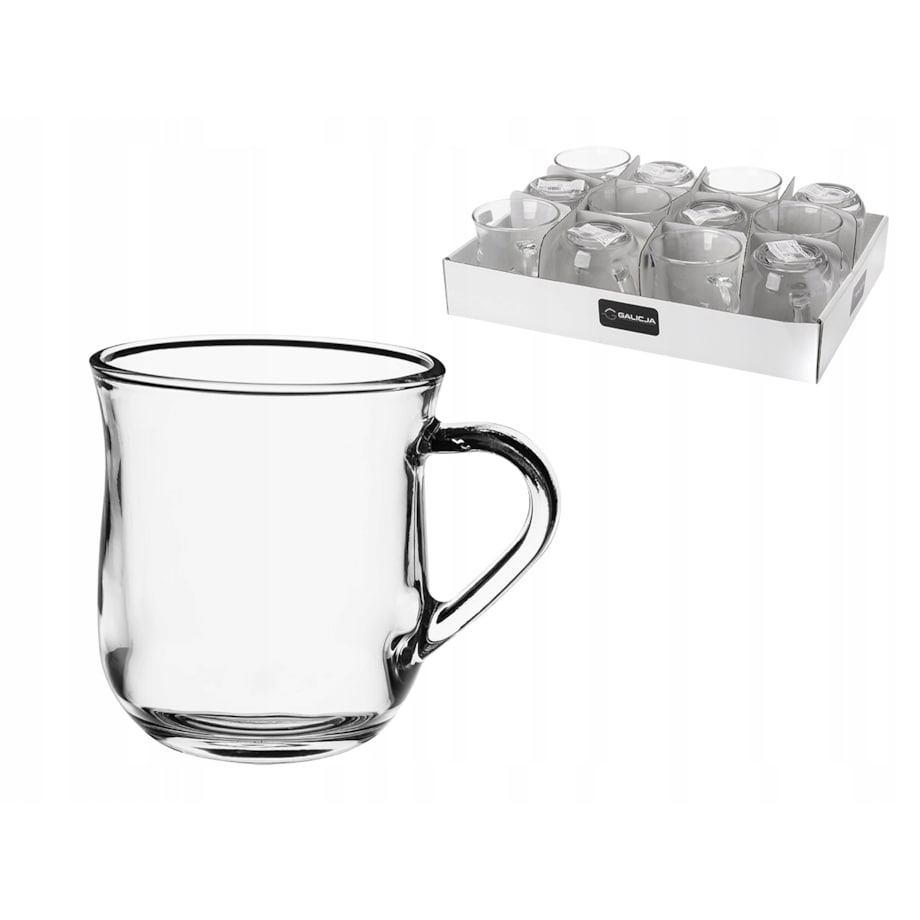 SZKLANKA KUBEK FILIŻANKA 12 x 320 ml kawę herbatę