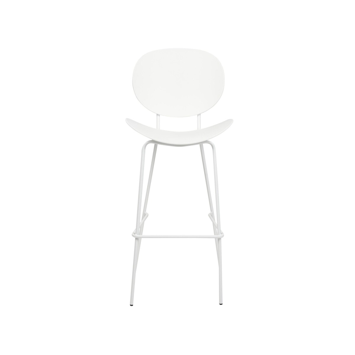 Zestaw 2 krzeseł barowych biały SHONTO