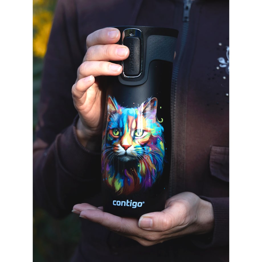 Kubek termiczny Contigo West Loop 2.0 470ml - czarny - Kot