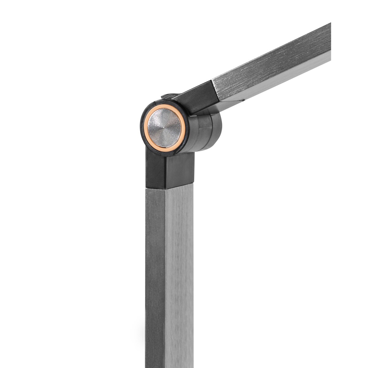 Lampa biurkowa LED CAROY Z ładowarką indukcyjną Czarny