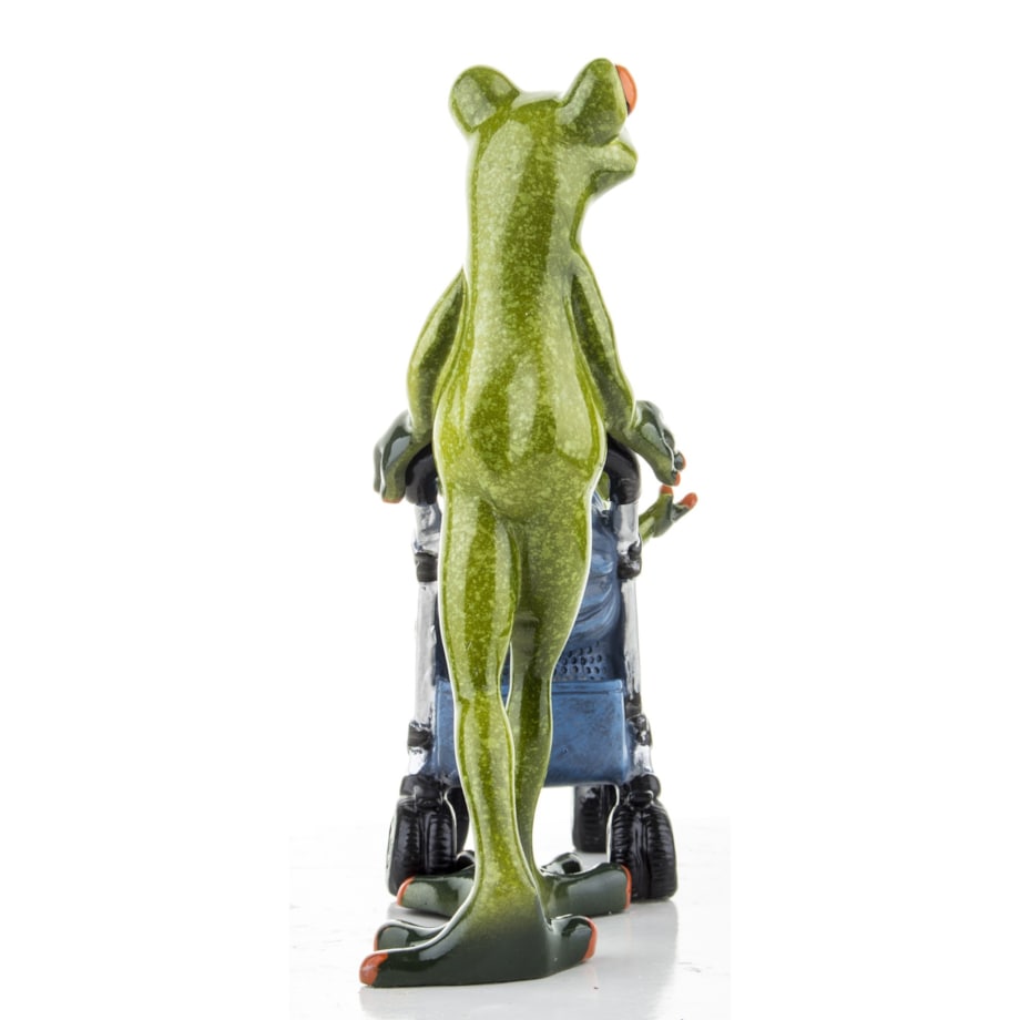 Figurka - żabka 16x14x7 cm FROGG spacer z wózkiem