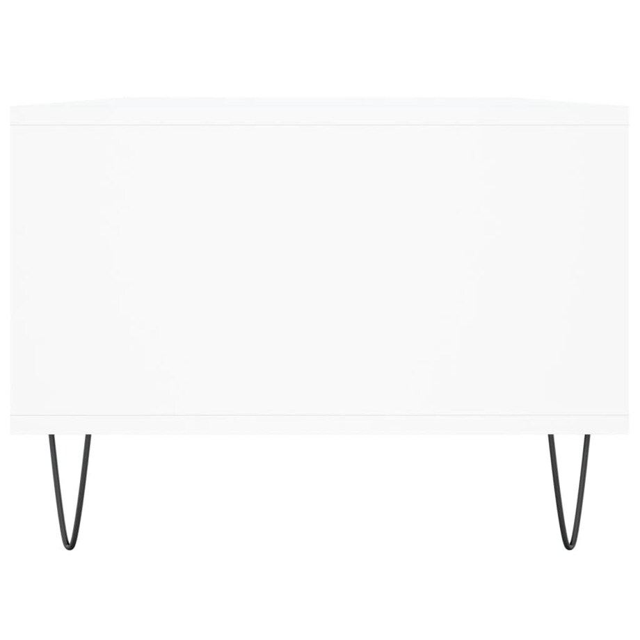vidaXL Stolik kawowy, biały 90x50x36,5 cm, materiał drewnopochodny