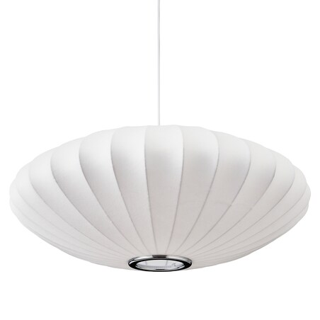 Lampa wisząca SILK FLAT biała 60 cm
