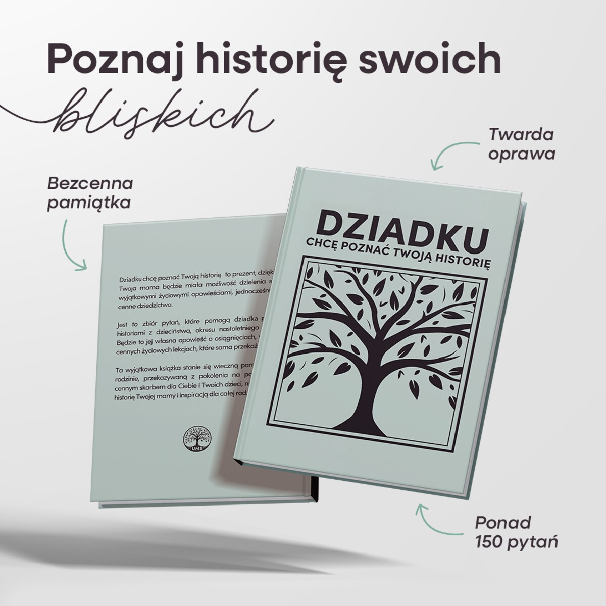 DZIADKU chcę poznać Twoją historię - Książka na Pokolenia
