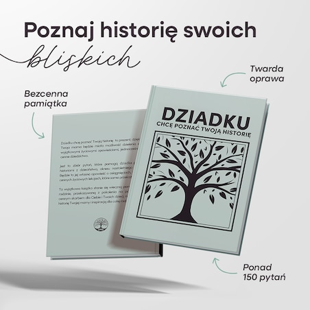 DZIADKU chcę poznać Twoją historię - Książka na Pokolenia