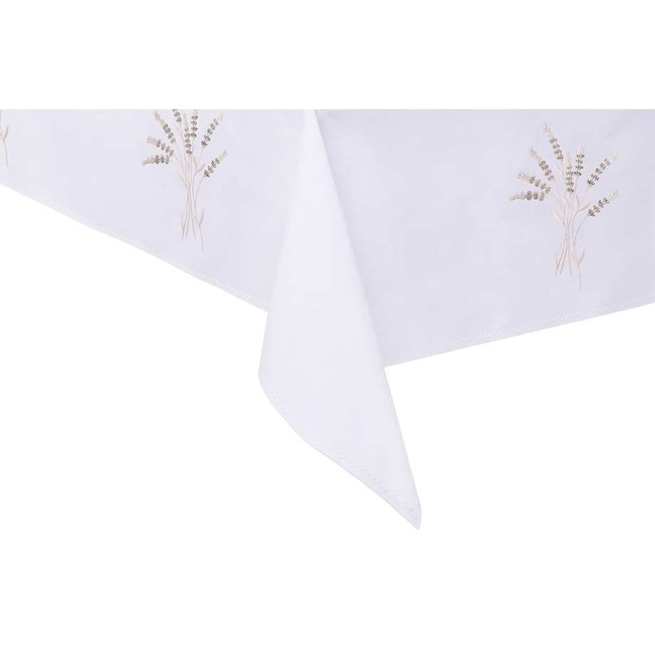 Konsimo CLIMAS Bieżnik plamoodporny, biały/kremowy