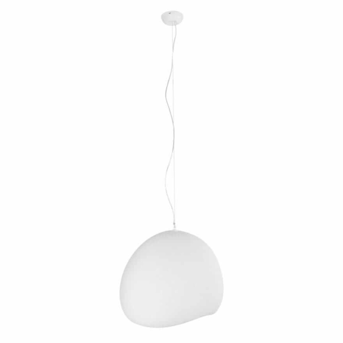 Kulista lampa wisząca Pierre P0533 Maxlight nad stół biała