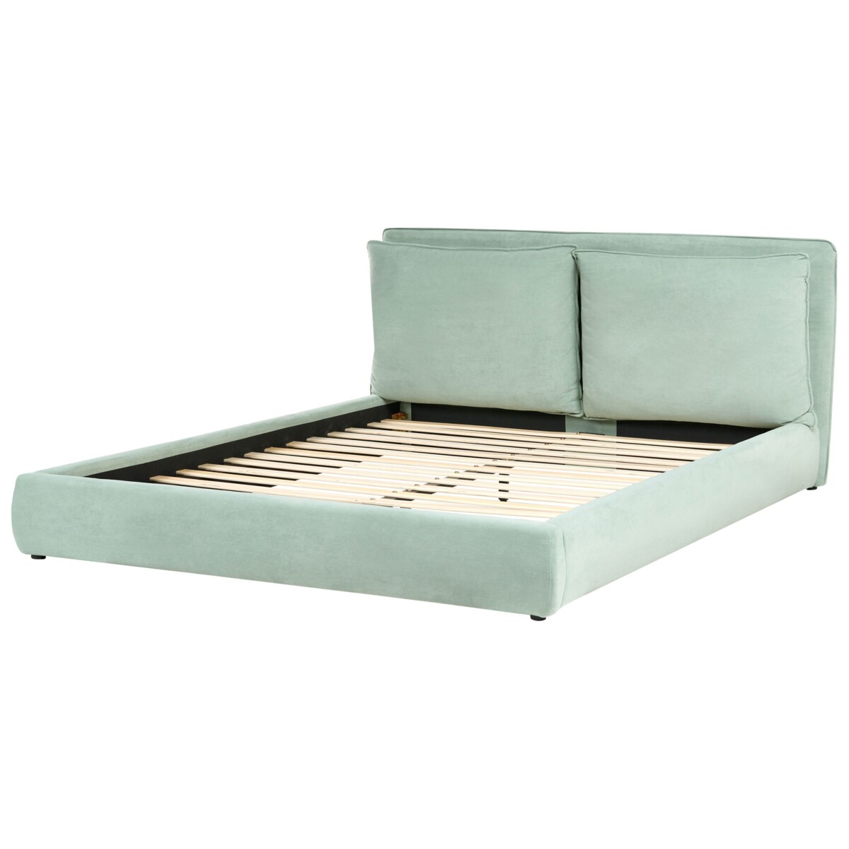 Łóżko Welur BAJONNA 180 x 200 cm Miętowy