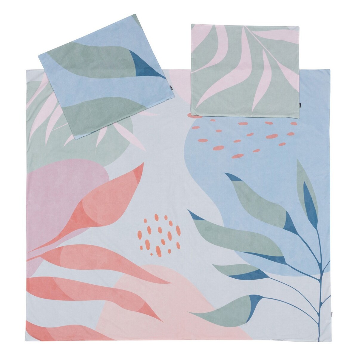 Komplet pościeli bawełnianej Pastel Coral Reef 160x200cm, 160 x 200 cm