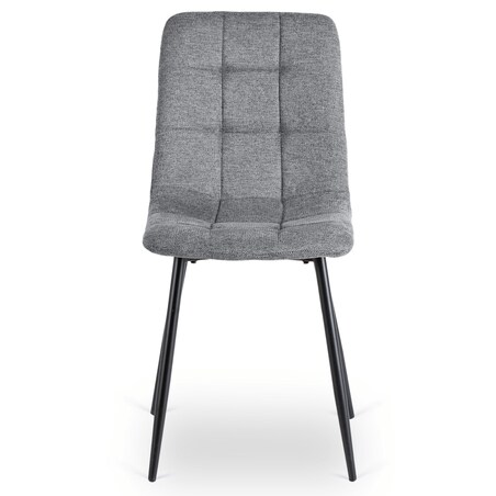 Krzesło Tapicerowane Kuchenne Do Jadalni Kuchni Salonu Loft Szare PERU 2