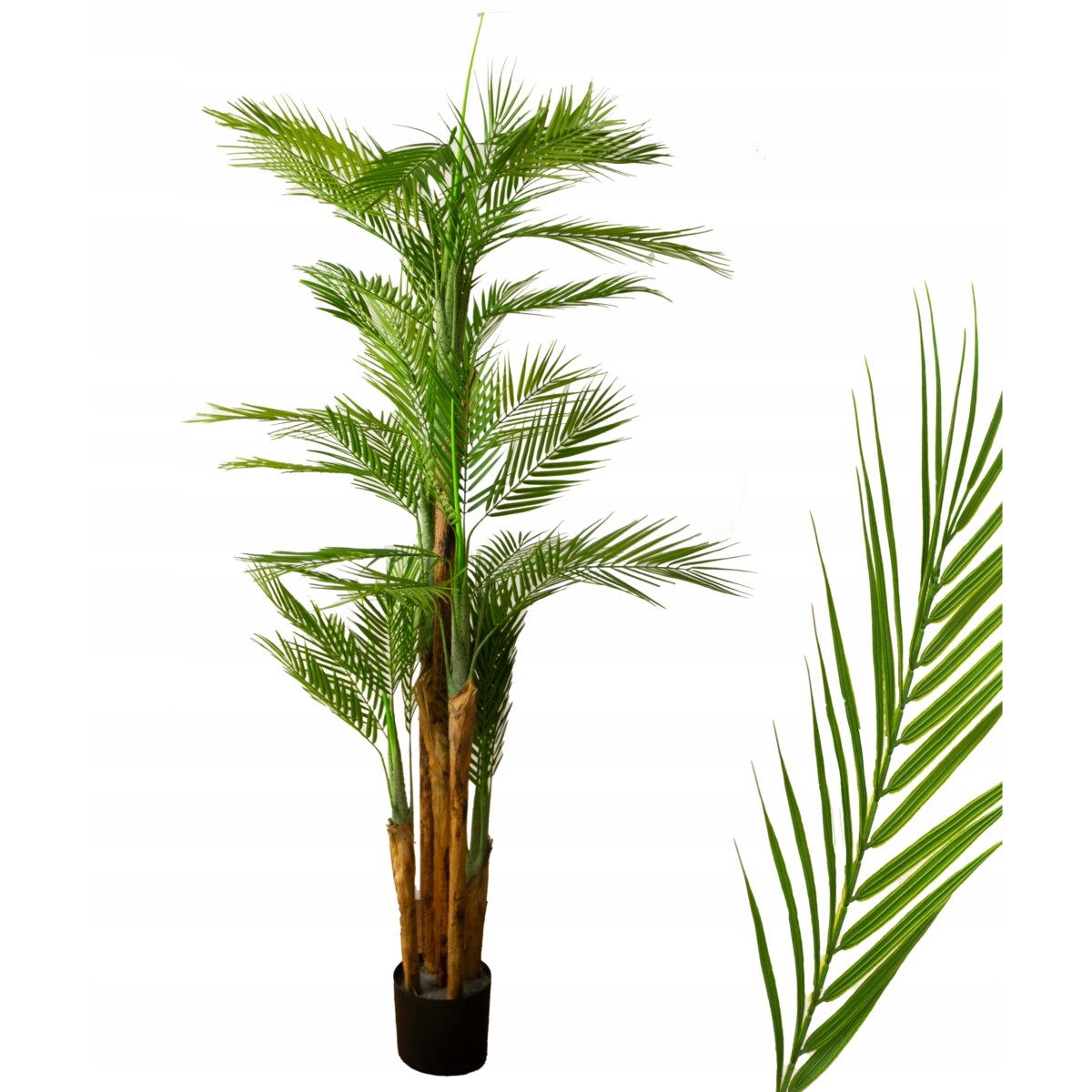 SZTUCZNA PALMA DUŻA AREKA WYSOKA 1.8M do salonu biura jak żywa realistyczna