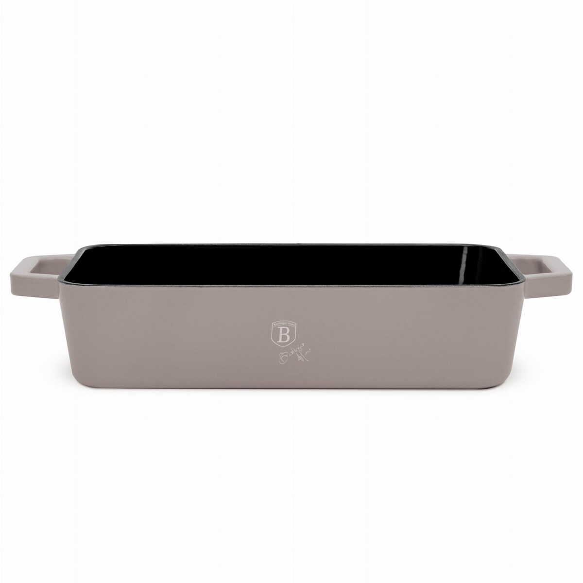 Emaliowana brytfanna żeliwna 30x20x7cm 3.0L BERLINGER HAUS Strong Mold Taupe