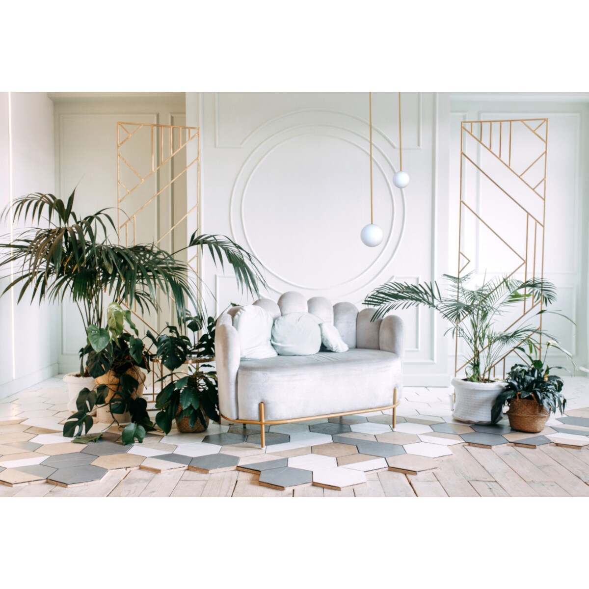 Lampa Sufitowe 10308 KIER L Satynowy złoty Nowodvorski