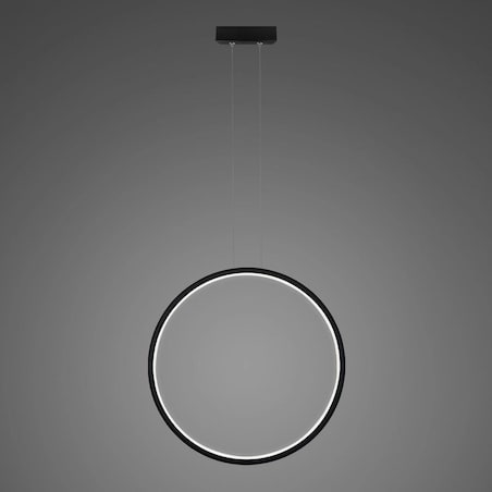 Lampa wisząca Ledowe Okręgi No.1 X 80cm 3k 43W czarny