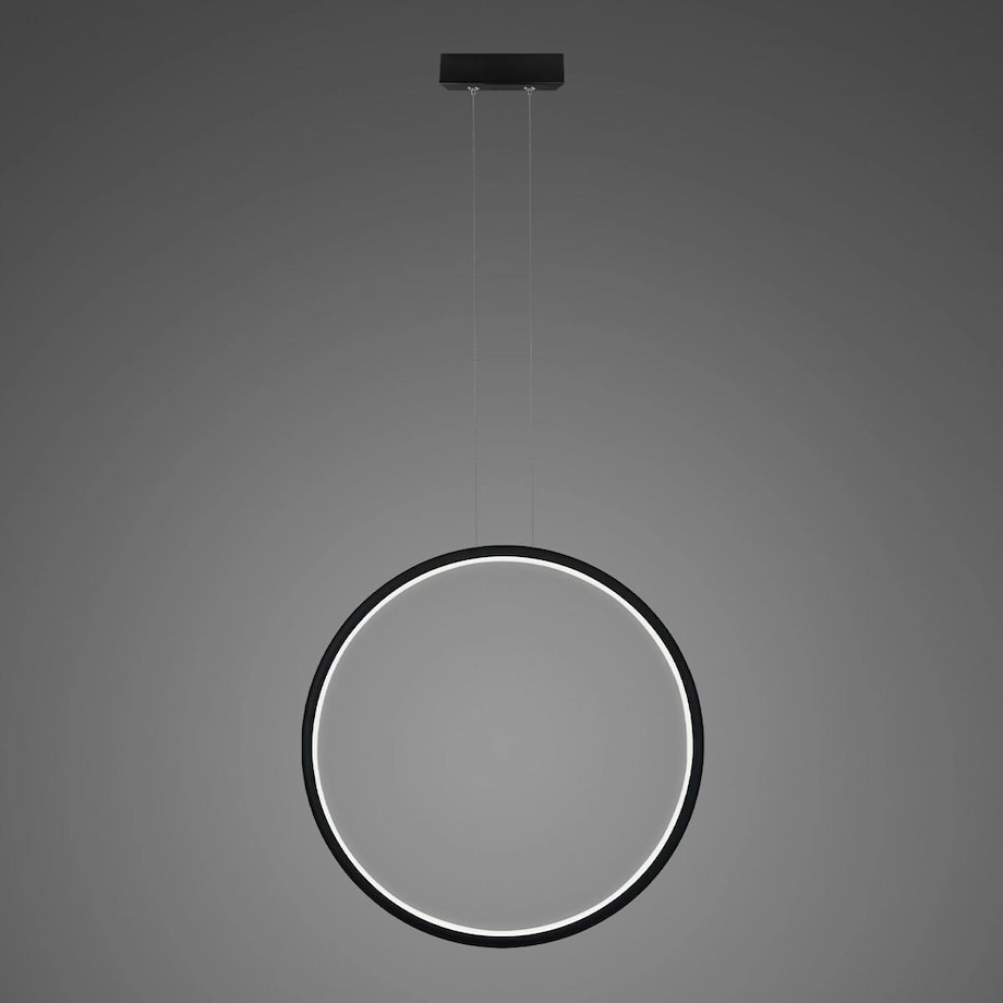 Lampa wisząca Ledowe Okręgi No.1 X 80cm 3k 43W czarny