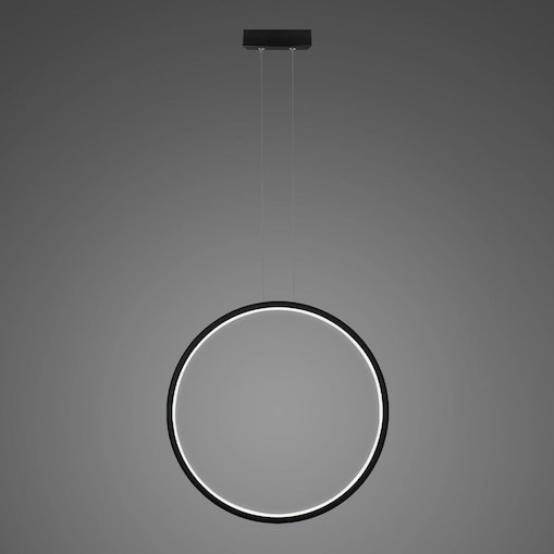 Lampa wisząca Ledowe Okręgi No.1 X 80cm 3k 43W czarny