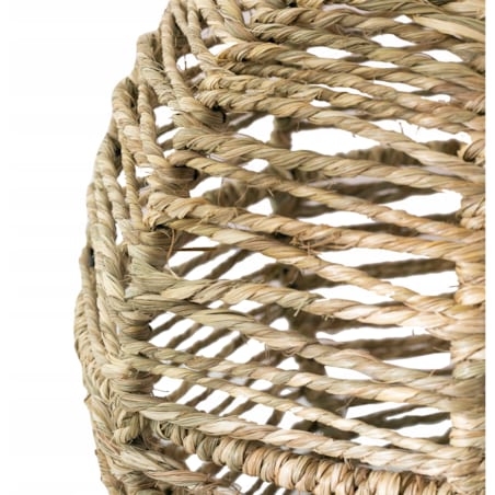 LAMPA sufitowa STYL BOHO juta śr. 30cm