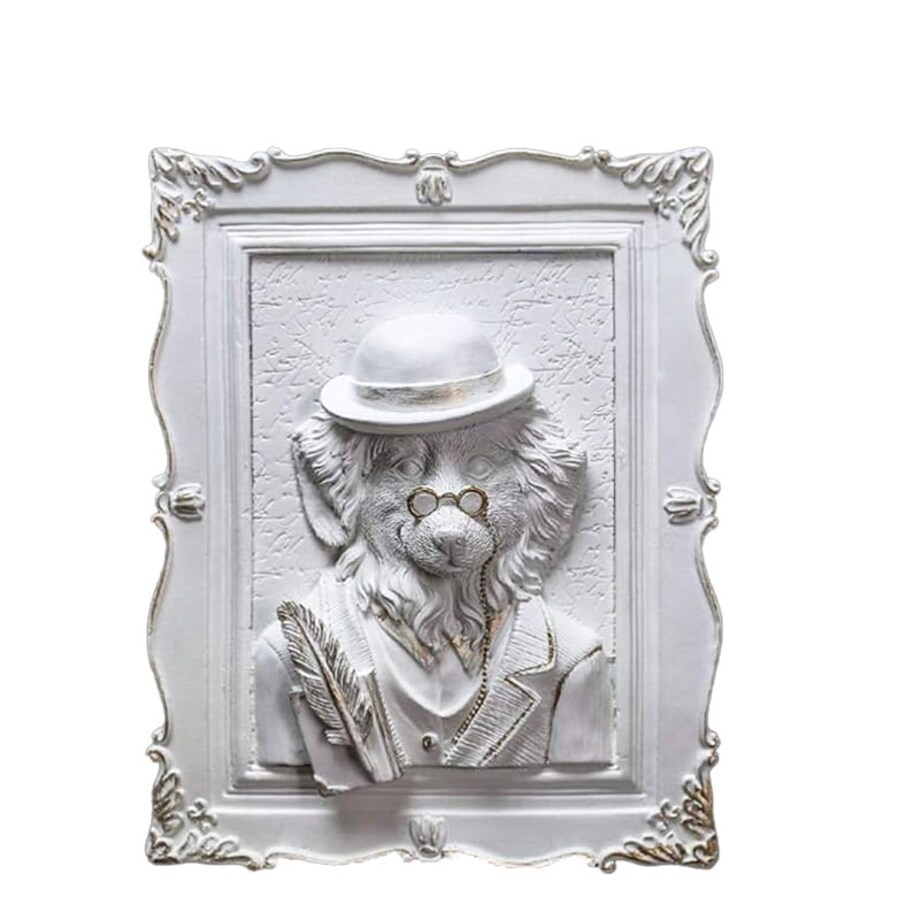 Malowanie 3D - Płaskorzeźba Pies dżentelmen