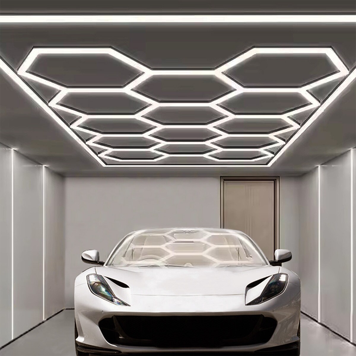 Plafon Light Prestige Geometric biały LED 4000K 1 szt.