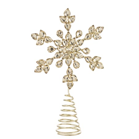 Szpic, gwiazda na czubek choinki, złota, 26 cm