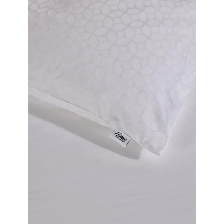 Poszwa na kołdrę Home by Tempur® Luxe Jacquard Cotton 160x200 Biel