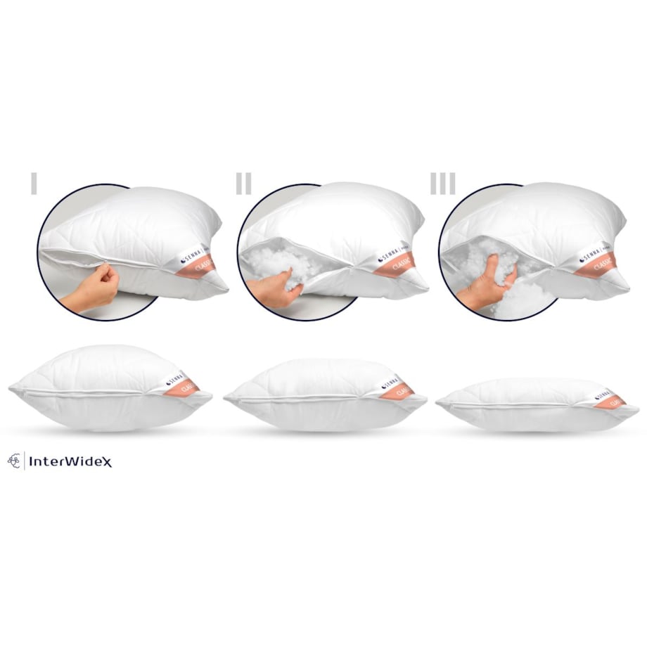 Poduszka regulowana 50x70 CLASSIC COMFORT Biała