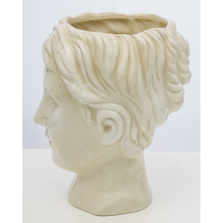 Osłonka kamionkowa 24x17,5x19 cm LADY FACE