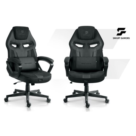 Fotel gamingowy obrotowy dla gracza Sofotel Furon czarny