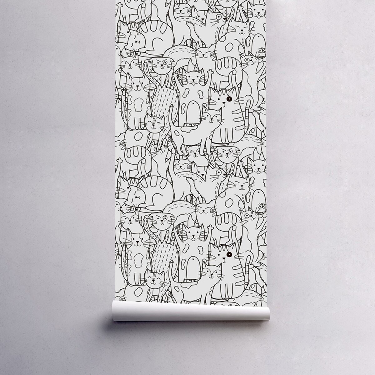 Tapeta Koci świat, 416x254cm