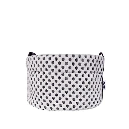 Pojemnik na kosmetyki do łazienki S - kropki