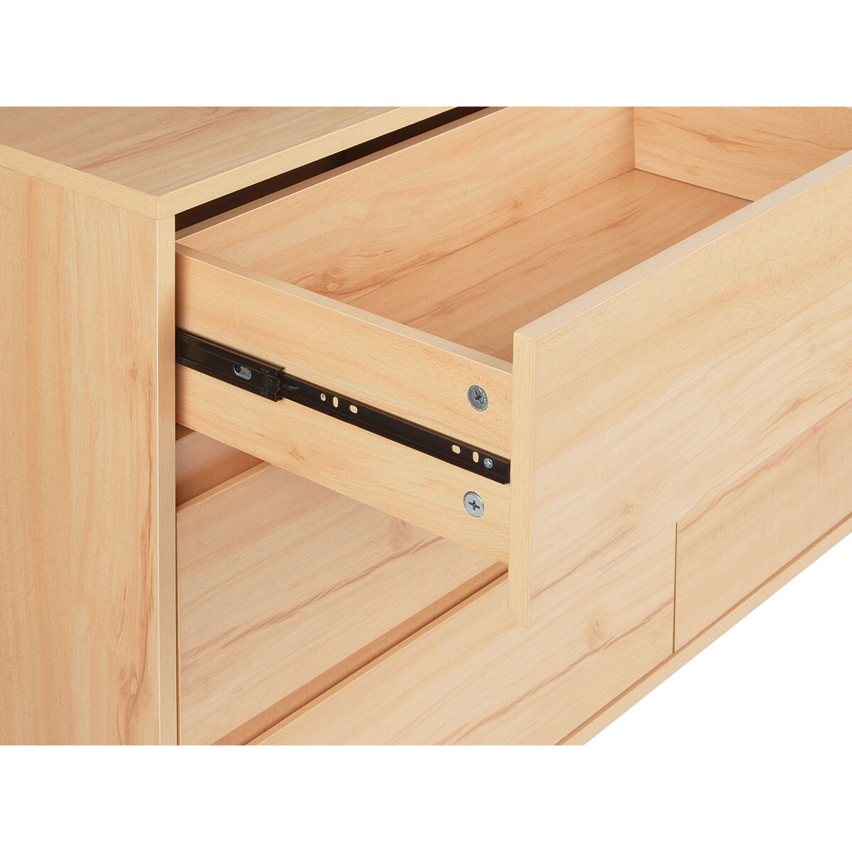 Komoda 6 szuflad SARDIS Jasnobrązowy