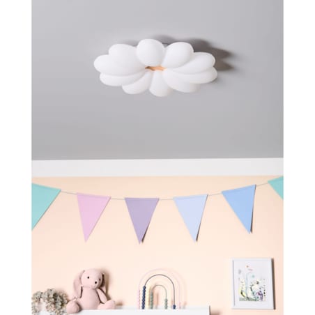 Lampa sufitowa LED biała TINAU
