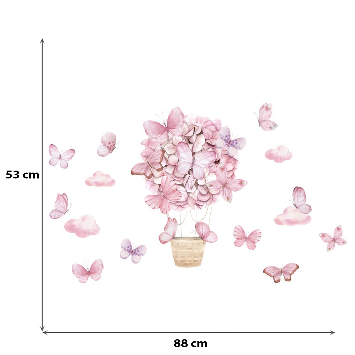 naklejki na ścianę do pokoju dziecka, sipo, motyle