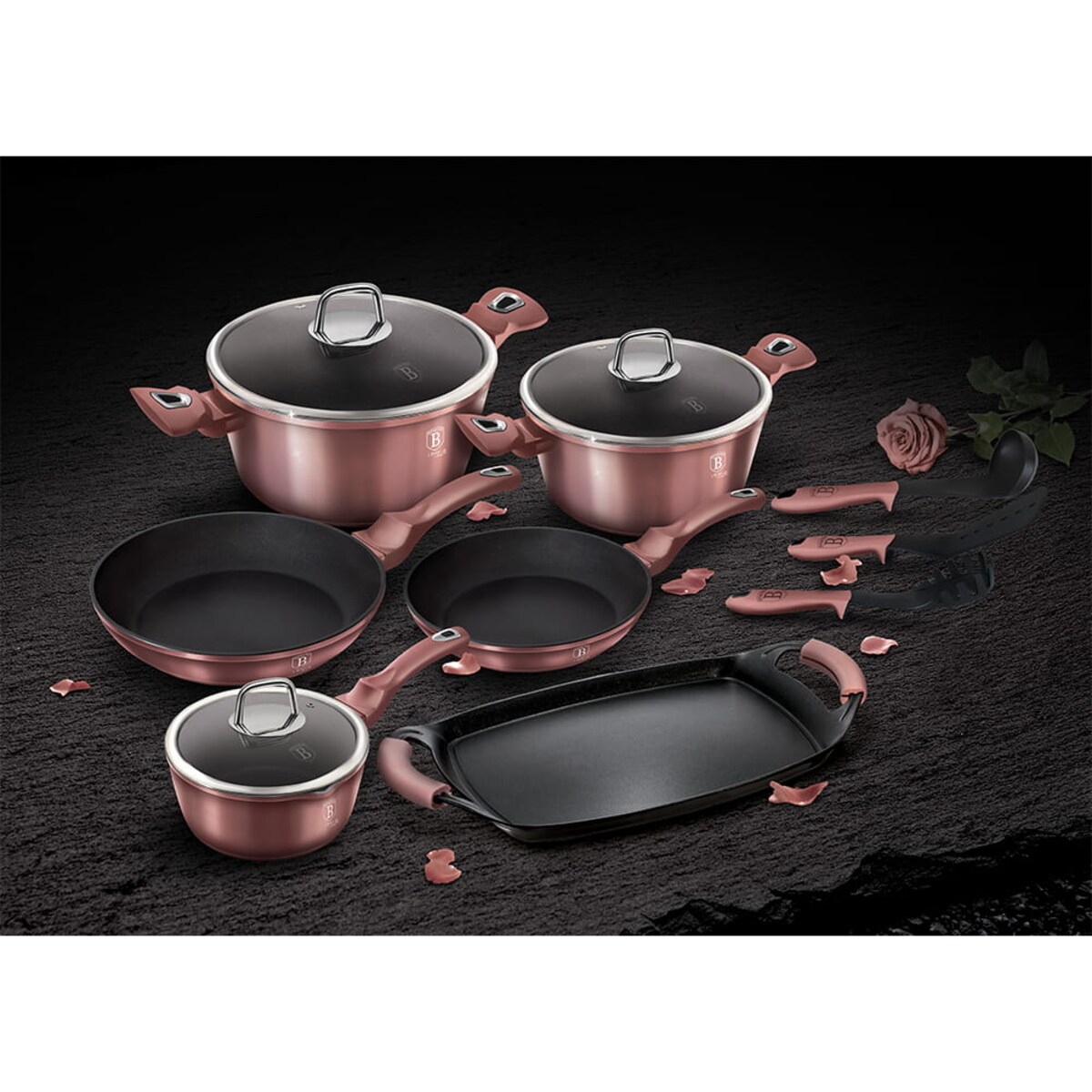 Zestaw garnków z powłoką nieprzywierającą Berlinger Haus BH-6044