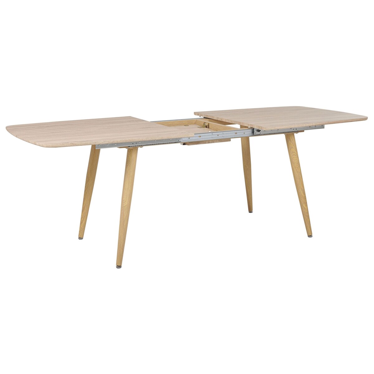 Stół do jadalni rozkładany 180/210 x 90 cm jasne drewno HAGA