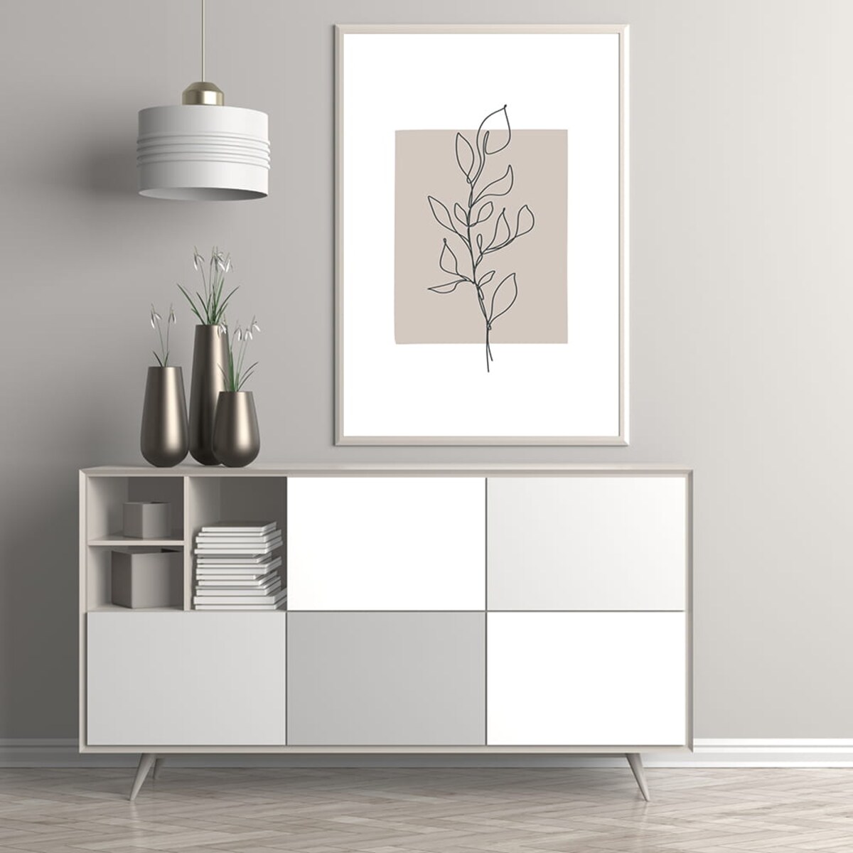 plakat botanical graphic 3 30x40 cm