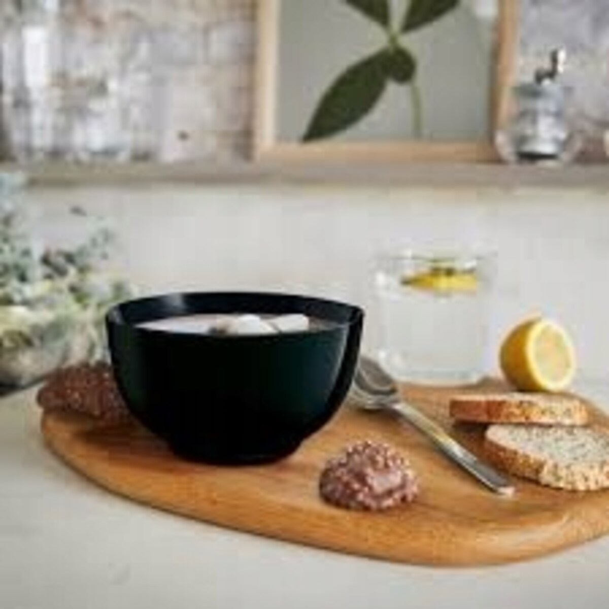 4x salaterka MISKA DIWALI na jedzenie PŁATKI ZUPĘ 750 ml LUMINARC czarna