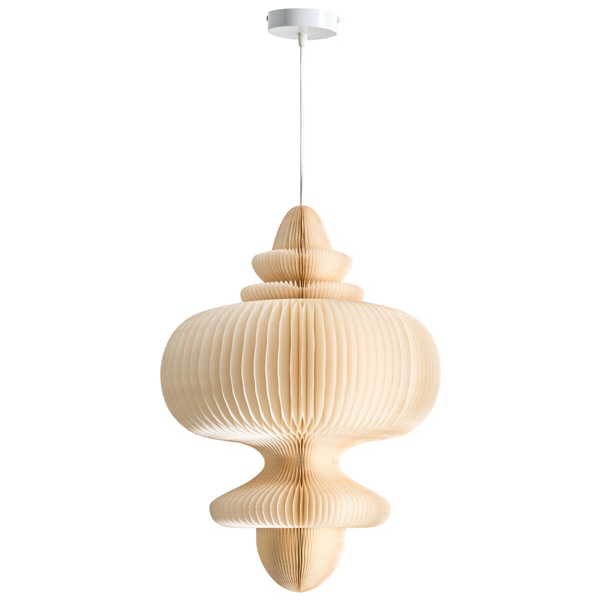 Lampa wisząca AMALSAN Papier Beżowy