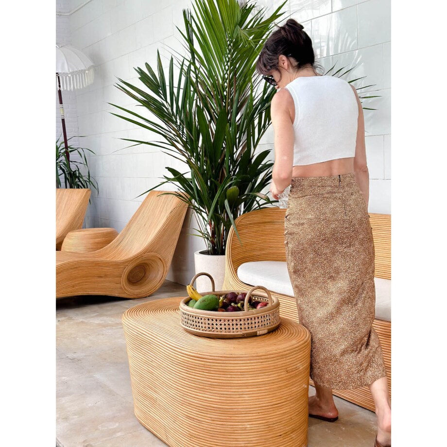 Sofa rattanowa Tegal jasna Monnarita