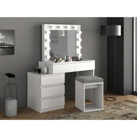 Toaletka CAVIA biały mat