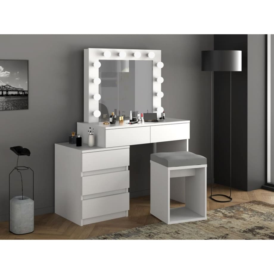 Toaletka CAVIA biały mat