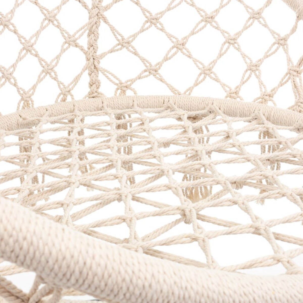 Fotel wiszący ogrodowy Boho, bociane gniazdo XXL