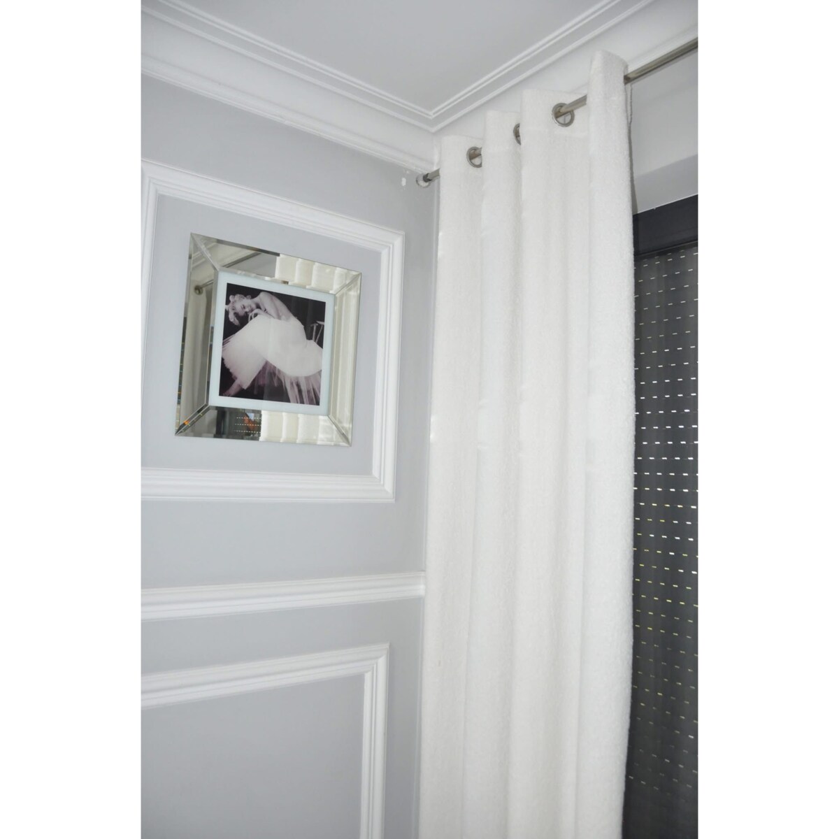 zasłona boucle 140x250 cm śmietana