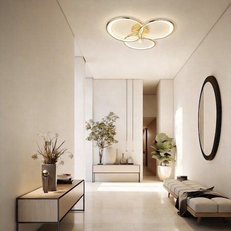 Plafon Light Prestige Azina złoty LED CCT 3000K/4000K/6000K (regulowana) 1 szt.