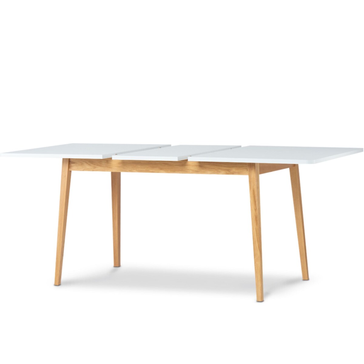 KONSIMO FRISK Biały rozkładany stół skandynawski