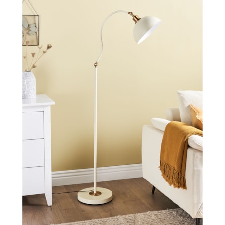 Lampa podłogowa LENNON Regulowana Metal Jasnobeżowy